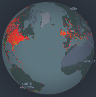 mappa ufo ovest